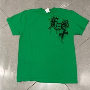 Fox Green and Black Short Sleeve Tee with Urban Graphic